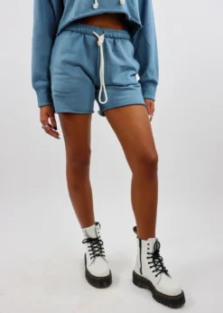 Cotton Candy Bottoms Better Together Sweat Shorts ★ Dusty Blue