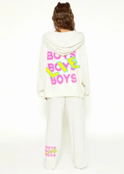 Boys Lie Cream Puff Hoodie ★ Ivory