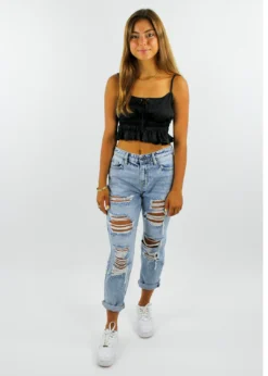 Cotton Candy Sky Tank ★ Black