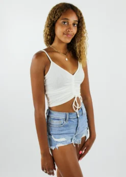 Cotton Candy Easy Lovin Top ★ White Tops