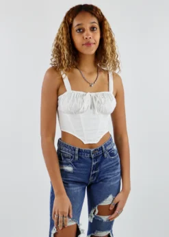 Cotton Candy Tops Midnight City Top ★ White