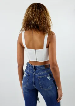 Cotton Candy Tops Midnight City Top ★ White 8 Cotton Candy Tops Midnight City Top ★ White