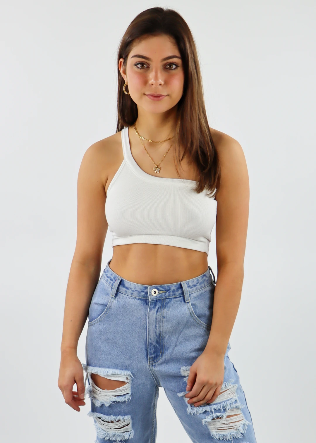 Cotton Candy Timeless Top ★ White Tops 3 Cotton Candy Timeless Top ★ White Tops