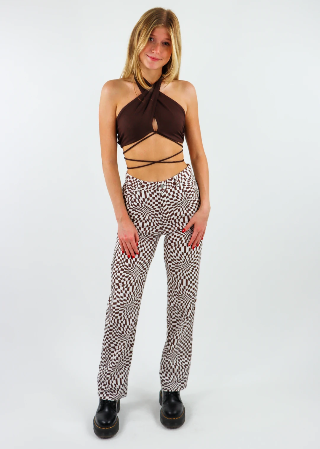 Rock N Rags You're Mine Halter Top ★ Brown Tops 6 Rock N Rags You're Mine Halter Top ★ Brown Tops