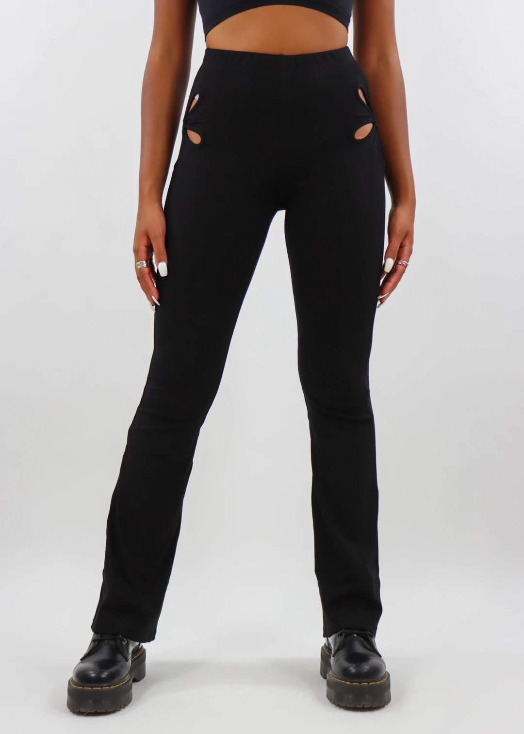 The Kript Peek A Boo Pants ★ Black Bottoms 5 The Kript Peek A Boo Pants ★ Black Bottoms