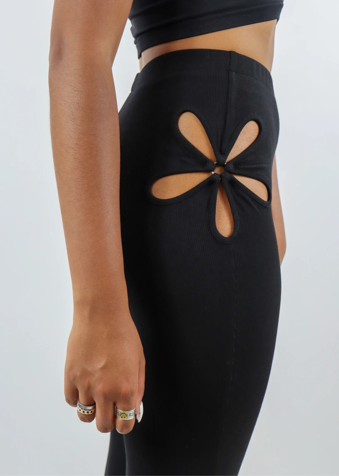 The Kript Peek A Boo Pants ★ Black Bottoms 6 The Kript Peek A Boo Pants ★ Black Bottoms