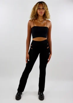 The Kript Peek A Boo Pants ★ Black Bottoms 18 The Kript Peek A Boo Pants ★ Black Bottoms