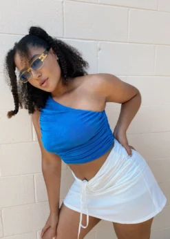 Rock N Rags Tops Heads Will Roll Top ★ Blue