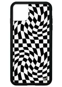 Accessories Wildflower Crazy Checks IPhone Case ★ Black & White