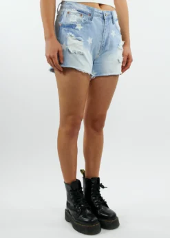 Dance & Marvel Rewrite The Stars Shorts ★ Light Wash Denim Bottoms