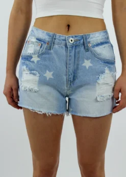 Dance & Marvel Rewrite The Stars Shorts ★ Light Wash Denim Bottoms 10 Dance & Marvel Rewrite The Stars Shorts ★ Light Wash Denim Bottoms