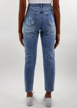 Dance & Marvel Bottoms Kiss And Tell Boyfriend Jeans ★ Medium Wash Denim