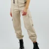 Dance & Marvel Bottoms Bad Bleep Faux Leather Cargo Pants ★ Beige 1 Dance & Marvel Bottoms Bad Bleep Faux Leather Cargo Pants ★ Beige