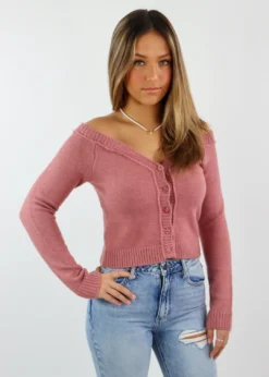 Dance & Marvel Tops My Lover Sweater ★ Rose