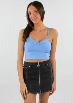 HYFVE Tops Shake It Off Tank ★ Sky Blue