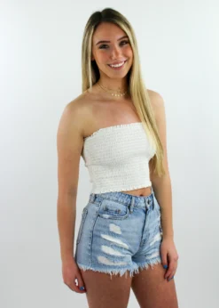 HYFVE Tops Blinding Lights Tube Top ★ White