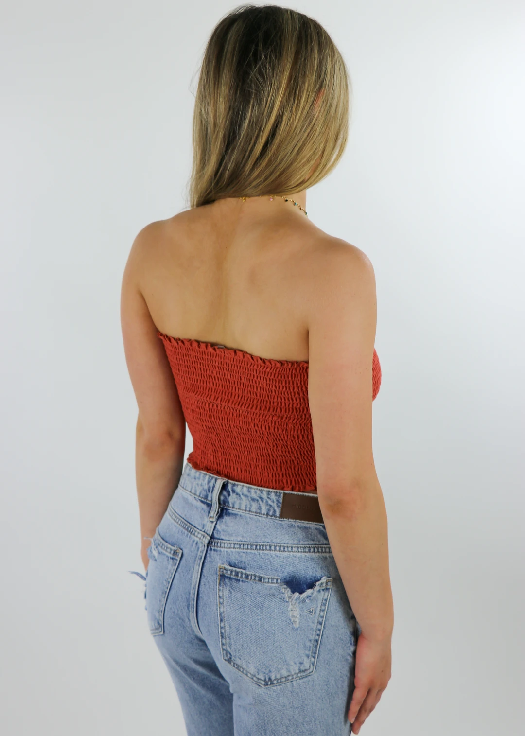 HYFVE Blinding Lights Tube Top ★ Burnt Orange 5 HYFVE Blinding Lights Tube Top ★ Burnt Orange