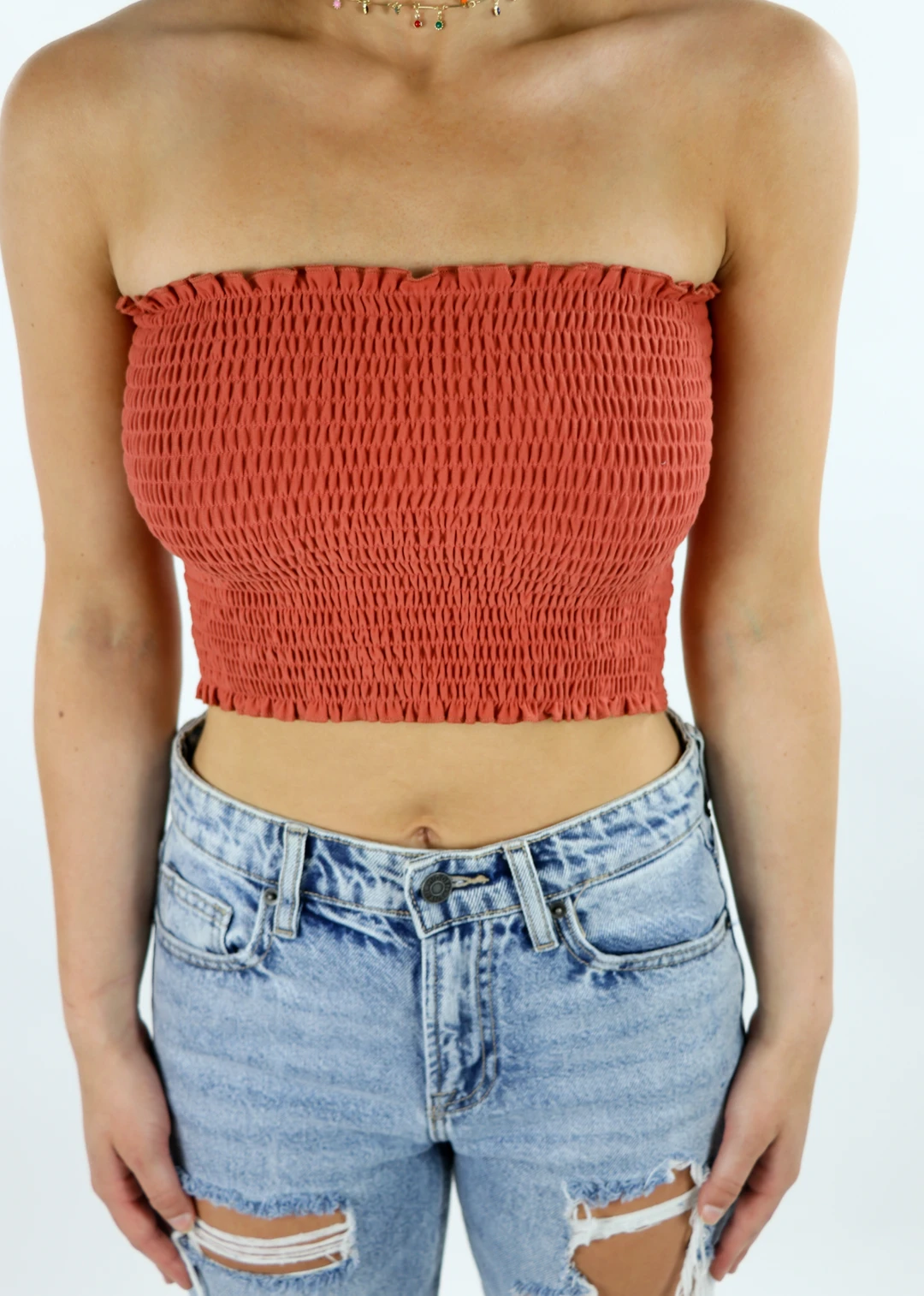 HYFVE Blinding Lights Tube Top ★ Burnt Orange 6 HYFVE Blinding Lights Tube Top ★ Burnt Orange