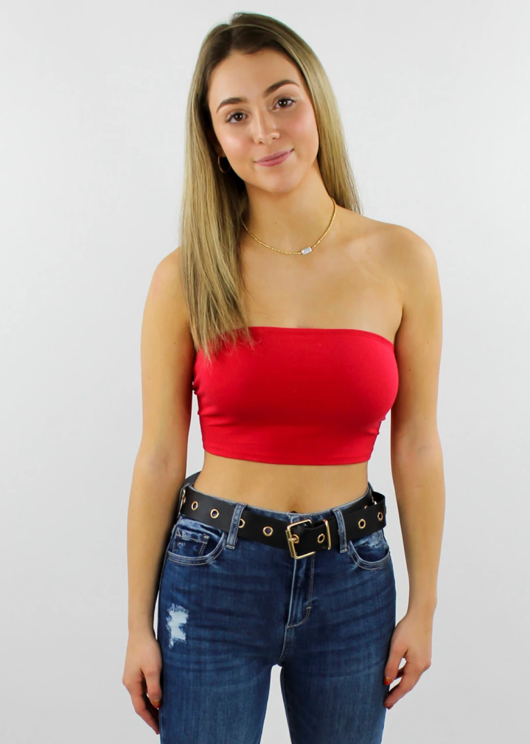 HYFVE Catch Me If You Can Tube Top ★ Red Tops 3 HYFVE Catch Me If You Can Tube Top ★ Red Tops