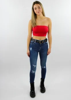 HYFVE Catch Me If You Can Tube Top ★ Red Tops 9 HYFVE Catch Me If You Can Tube Top ★ Red Tops