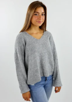 HYFVE Tops Wake Me Up Sweater ★ Grey