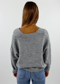 HYFVE Tops Wake Me Up Sweater ★ Grey