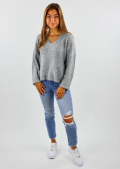 HYFVE Tops Wake Me Up Sweater ★ Grey