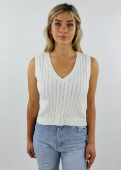 HYFVE Good Vibrations Sweater Vest ★ White Sale