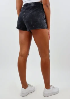 HYFVE Electricity Shorts ★ Black Acid Wash Bottoms
