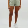 HYFVE Bottoms Electricity Shorts ★ Olive Acid Wash