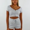 HYFVE Tops Afterglow Set ★ Heather Grey 2 HYFVE Tops Afterglow Set ★ Heather Grey