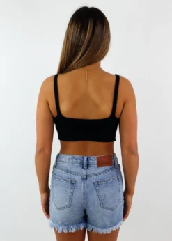 Rock N Rags Memories Crochet Tank ★ Black Newness