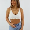 Rock N Rags Memories Crochet Tank ★ White Newness