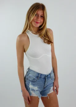 HYFVE Need Me Bodysuit ★ White Newness