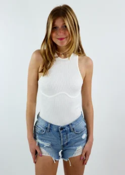 HYFVE Need Me Bodysuit ★ White Newness