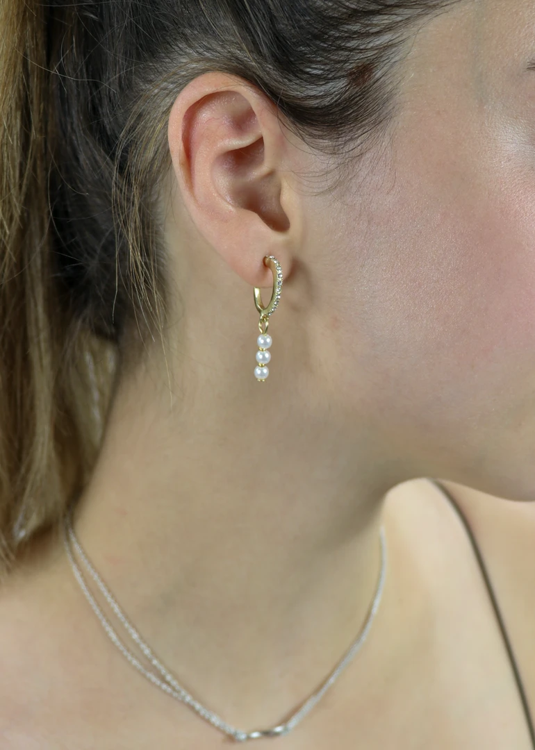 Rock N Rags Ophelia Pearl Dangle Earrings ★ Gold Shop By Brand 5 Rock N Rags Ophelia Pearl Dangle Earrings ★ Gold Shop By Brand