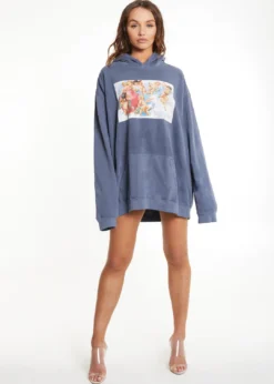 Boys Lie Denim Remix Hoodie ★ Dusty Blue