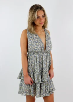 Storia Easy On Me Dress ★ Blue & Green Floral