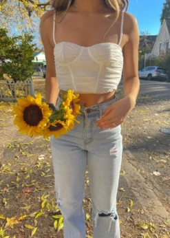 Tic Toc Best Sellers Party Girl Top ★ White