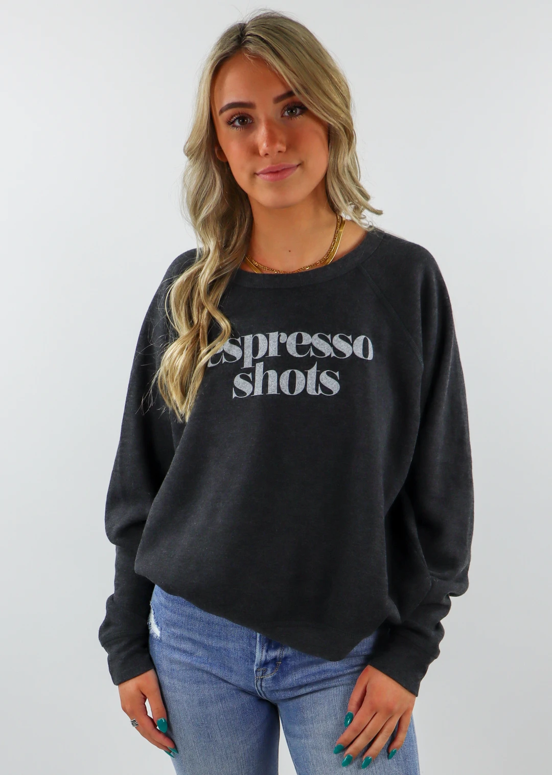 Project Social T Tops Reversible Shots Crewneck ★ Charcoal Grey 3 Project Social T Tops Reversible Shots Crewneck ★ Charcoal Grey