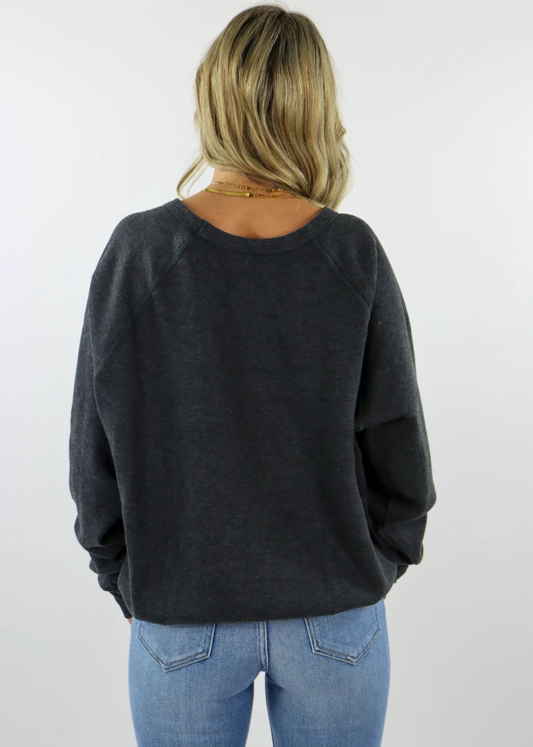 Project Social T Tops Reversible Shots Crewneck ★ Charcoal Grey 8 Project Social T Tops Reversible Shots Crewneck ★ Charcoal Grey