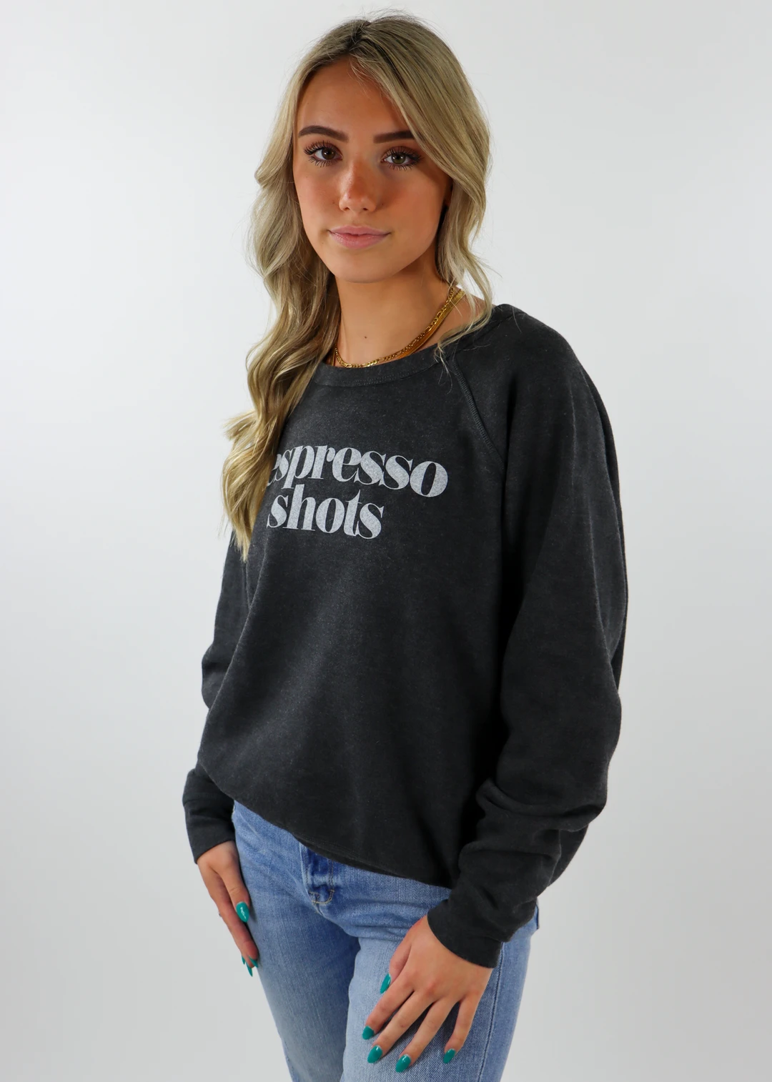 Project Social T Tops Reversible Shots Crewneck ★ Charcoal Grey 6 Project Social T Tops Reversible Shots Crewneck ★ Charcoal Grey