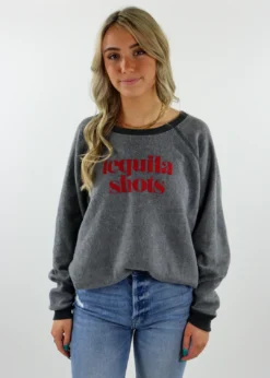 Project Social T Tops Reversible Shots Crewneck ★ Charcoal Grey 12 Project Social T Tops Reversible Shots Crewneck ★ Charcoal Grey