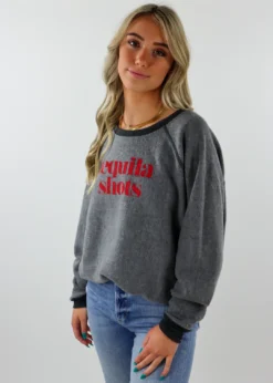 Project Social T Tops Reversible Shots Crewneck ★ Charcoal Grey 14 Project Social T Tops Reversible Shots Crewneck ★ Charcoal Grey