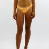 Motel Swim Plaid Girl Bikini Bottom ⭑ Orange And Yellow 2 Motel Swim Plaid Girl Bikini Bottom ⭑ Orange And Yellow