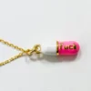 Luxe Group IDGAF Pill Necklace ★ Pink 1 Luxe Group IDGAF Pill Necklace ★ Pink