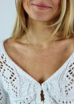 West Angel F You V2 Necklace ★ Gold 7 West Angel F You V2 Necklace ★ Gold