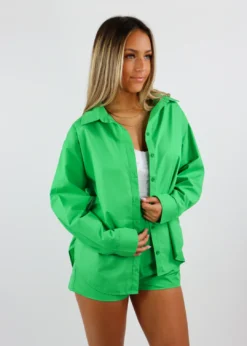 Emory Park Double Dare Top ★ Kelly Green