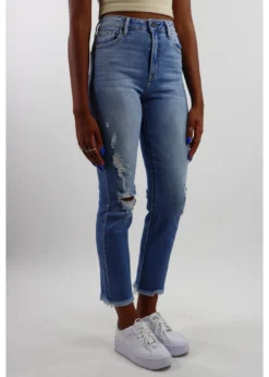 Hidden Jeans Bottoms Straight Shooter Jeans ★ Medium Wash Denim