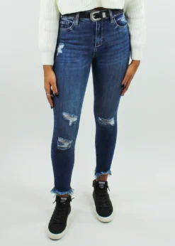 Hidden Jeans Bottoms American Girl Skinny Jean ★ Dark Wash Denim
